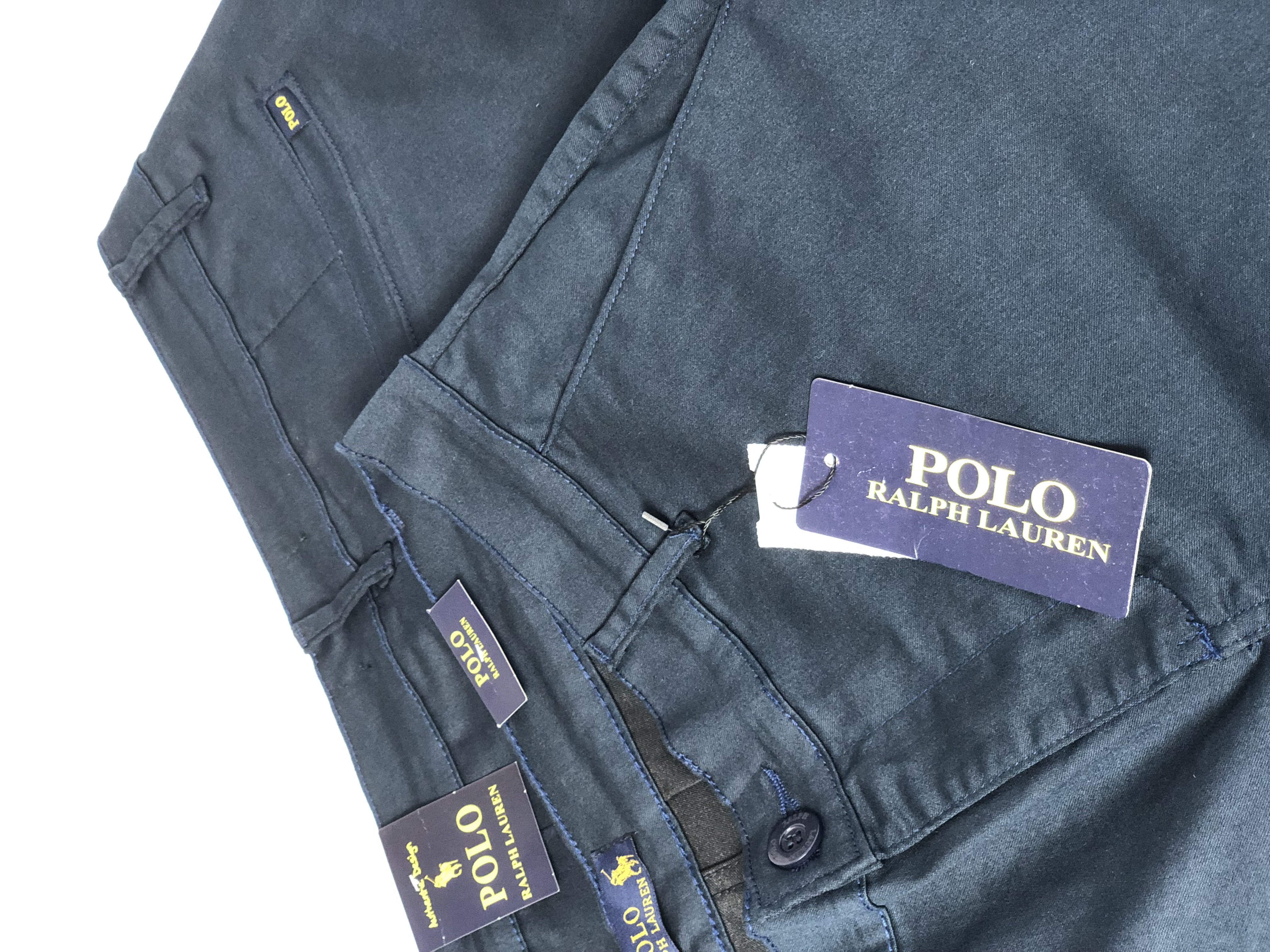 CALÇA SARJA ACETINADA RALPH LAUREN