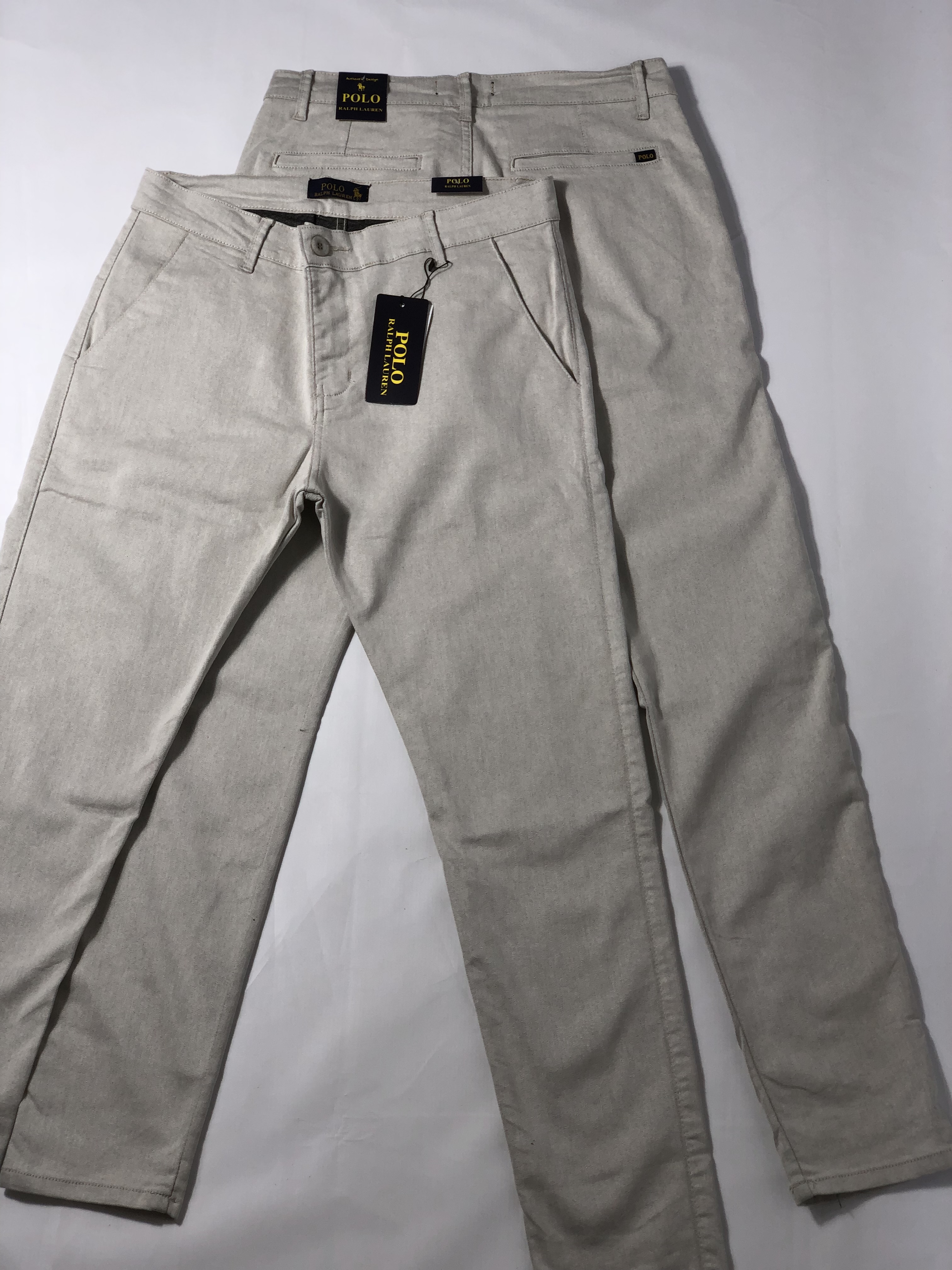 CALÇA SARJA ACETINADA RALPH LAUREN