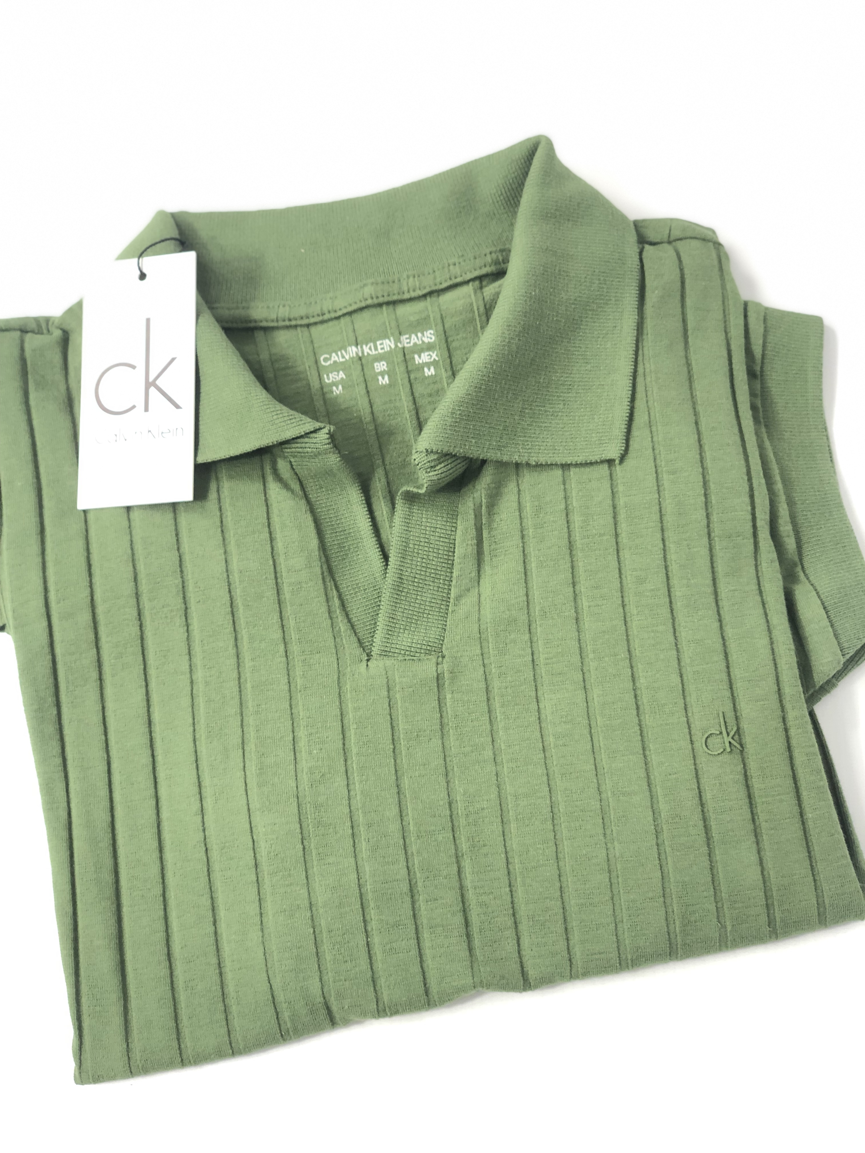 CAMISA POLO TEXTURIZADA CALVIN KLIEN