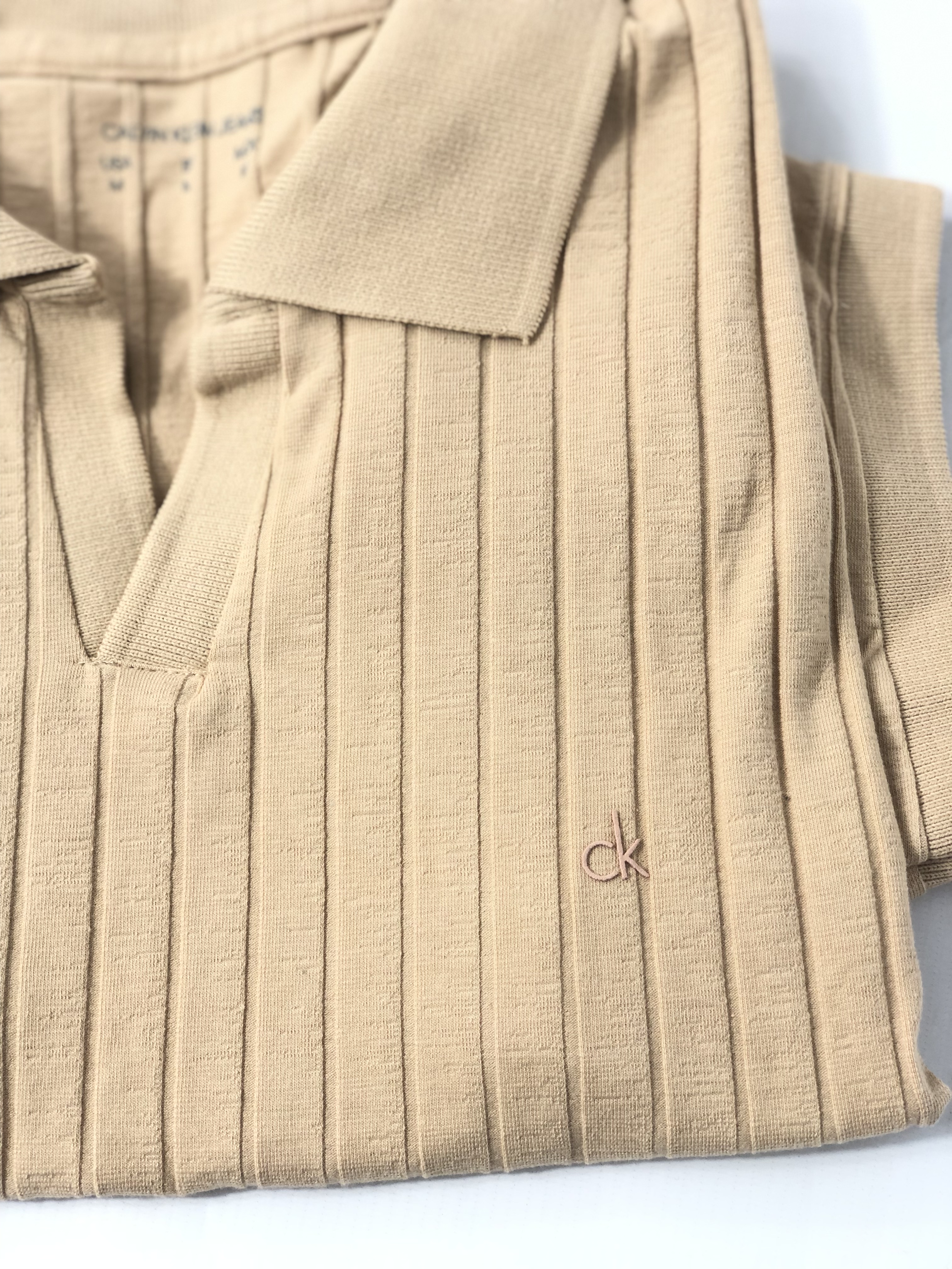 CAMISA POLO TEXTURIZADA CALVIN KLEIN