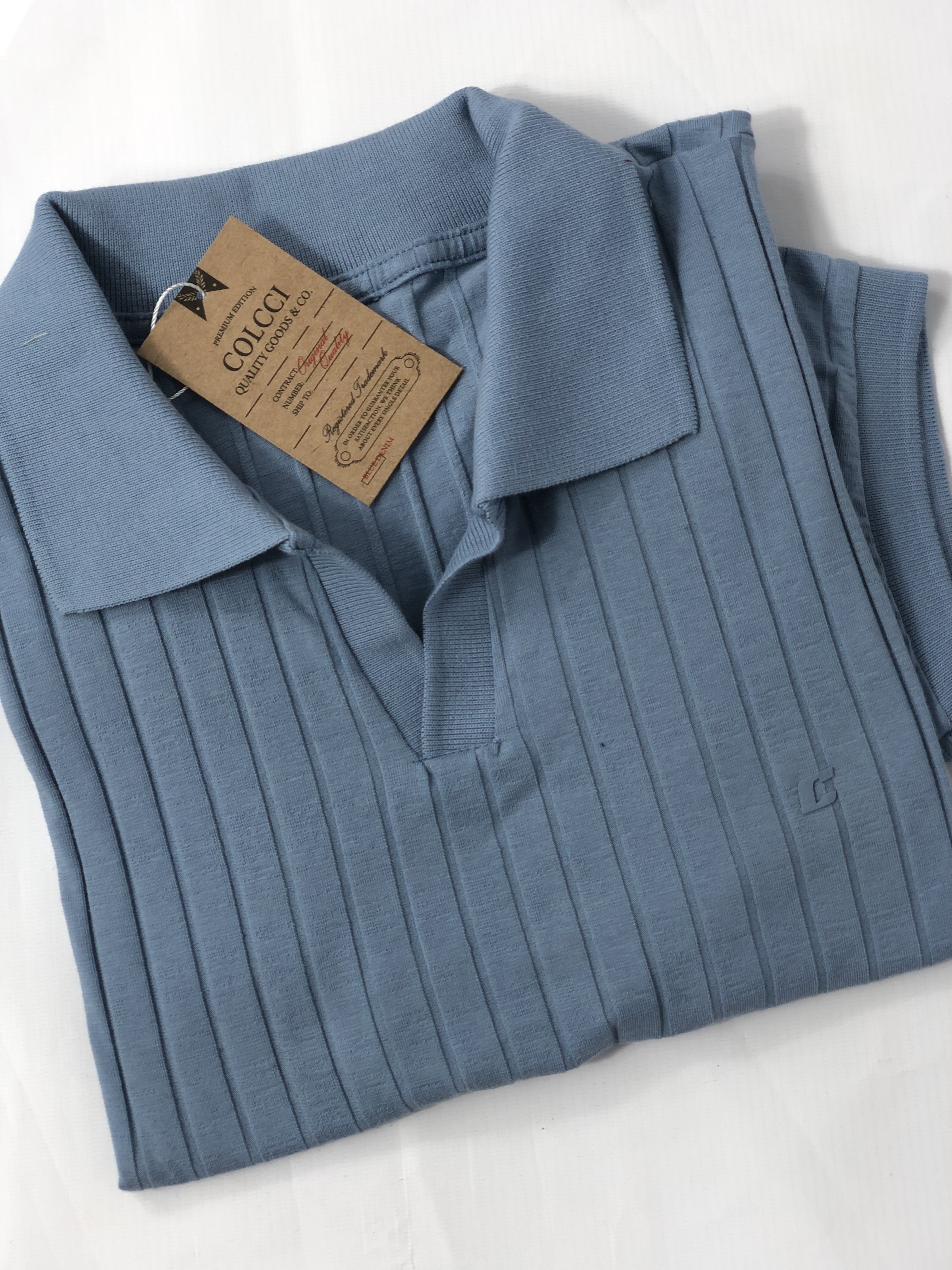 CAMISA POLO TEXTURIZADA COLCCI