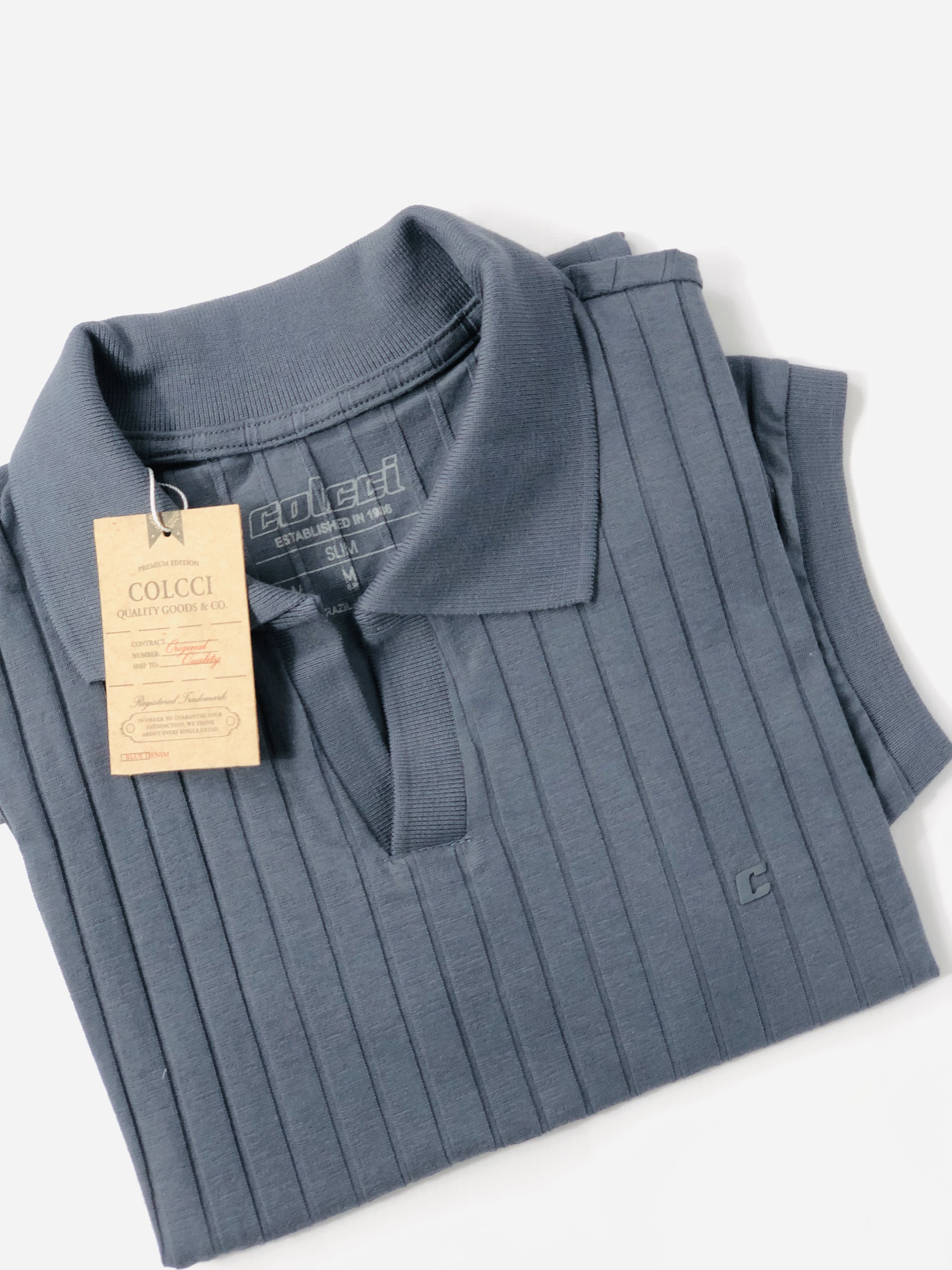 CAMISA POLO TEXTURIZADA COLCCI