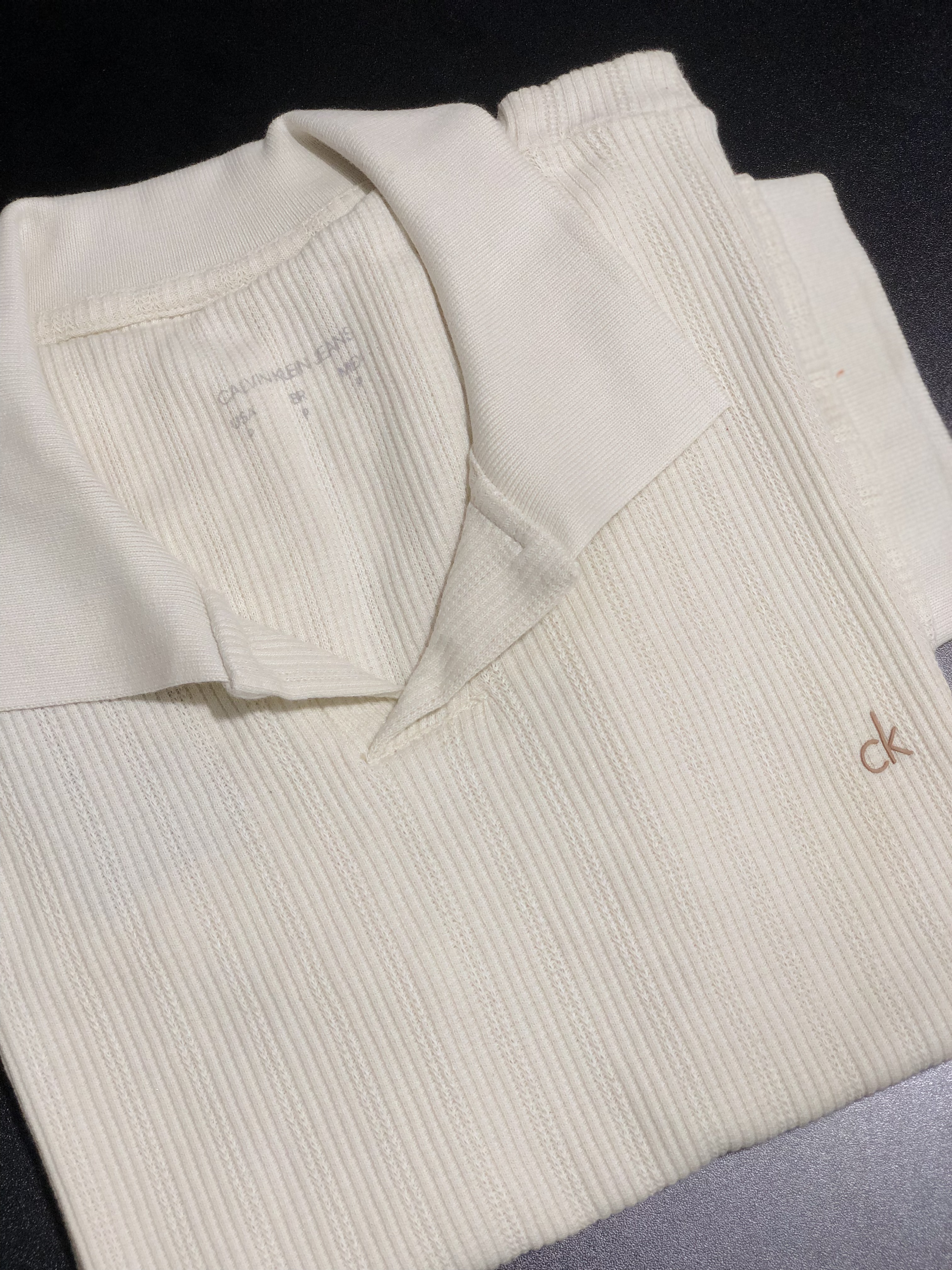 CAMISA POLO TEXTURIZADA CALVIN KLEIN