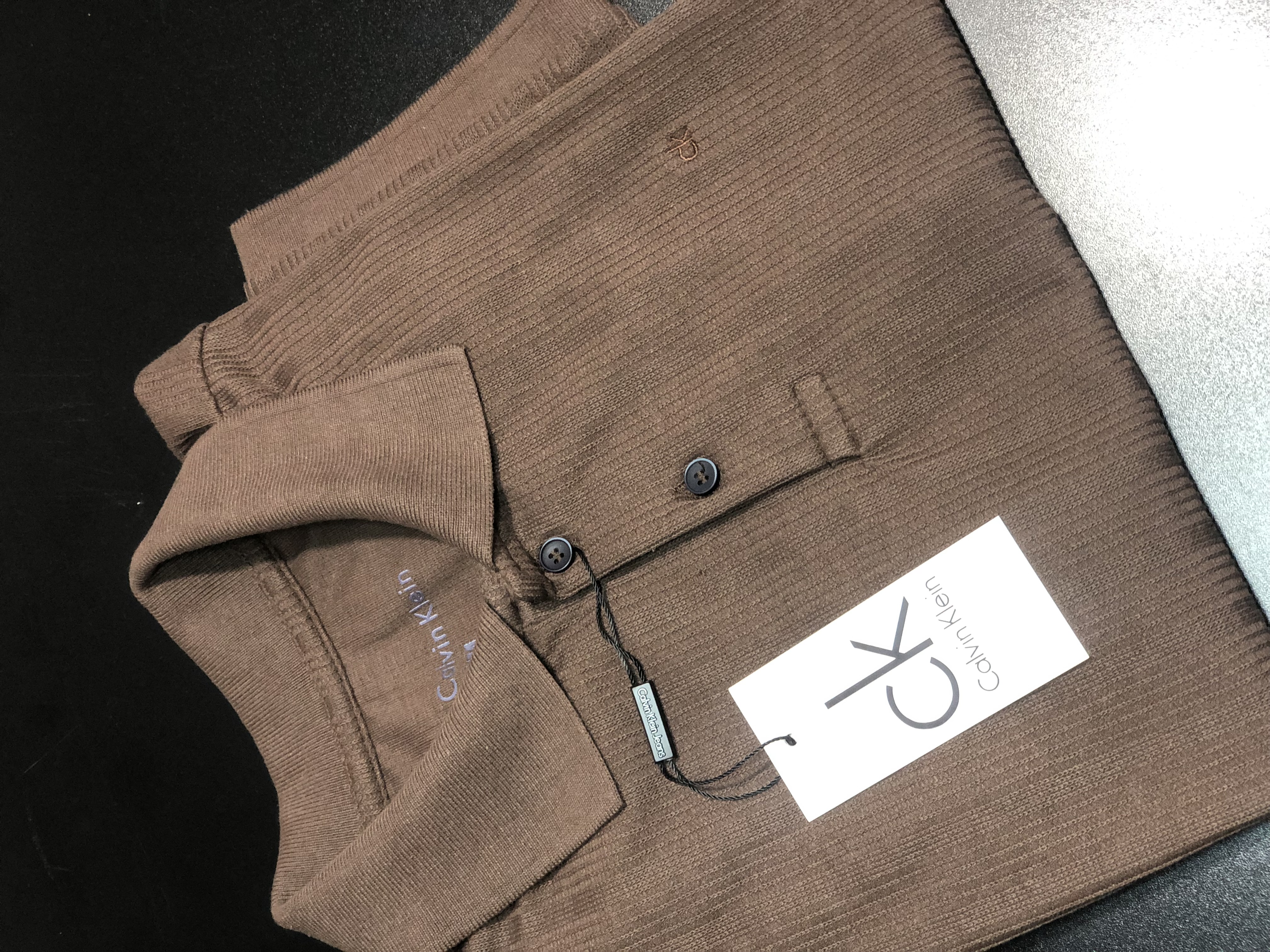 CAMISA POLO TEXTURIZADA CALVIN KLEIN