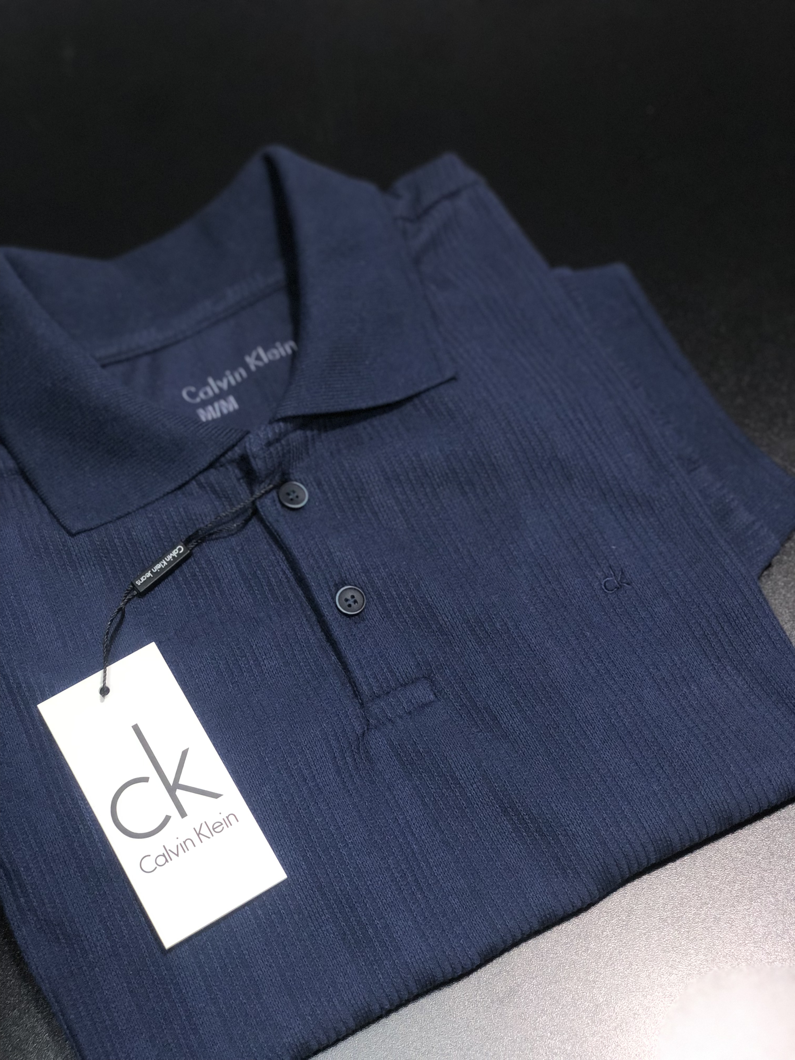 CAMISA POLO TEXTURIZADA CALVIN KLEIN