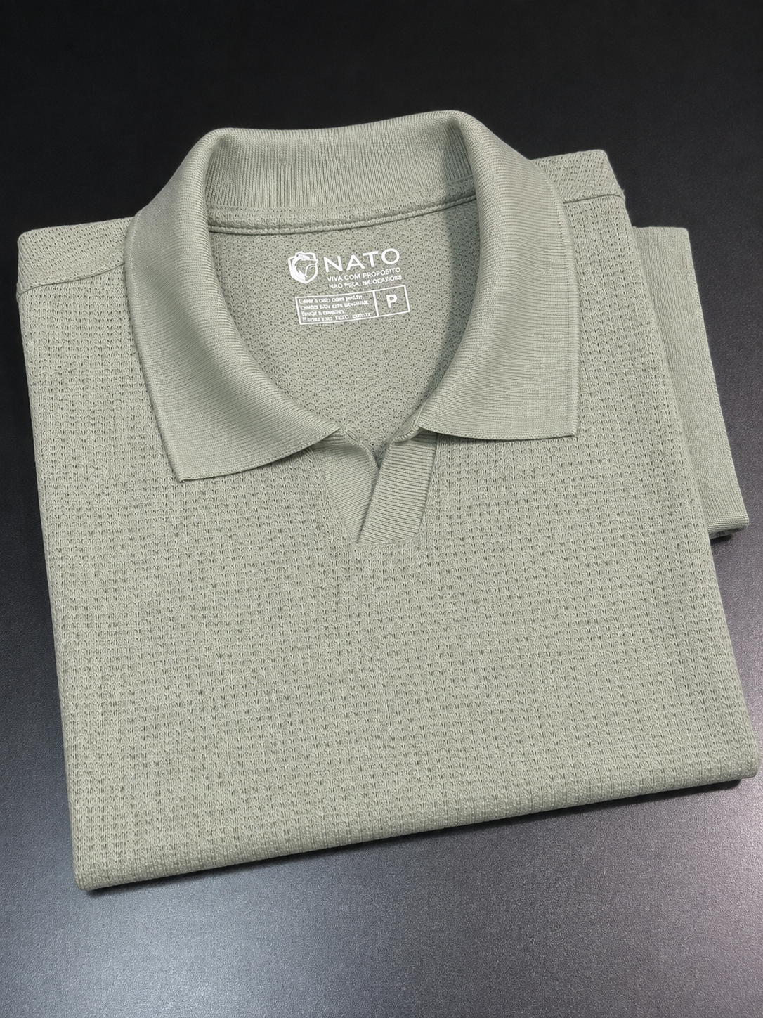 CAMISA POLO TEXTURIZADA NATO