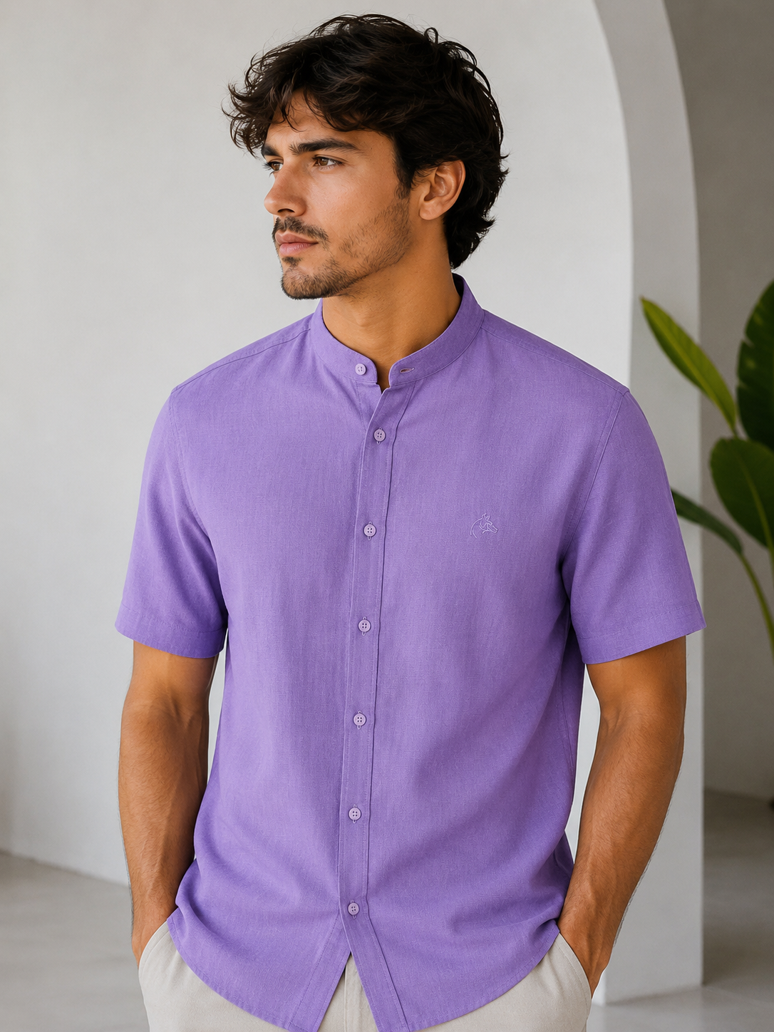 CAMISA SOCIAL LINHO LOBO