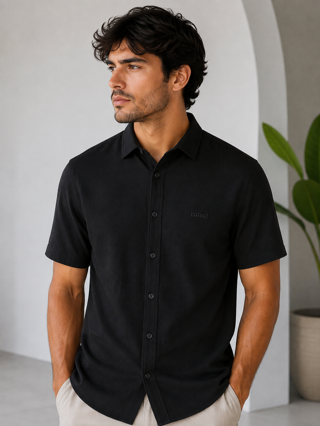 CAMISA SOCIAL LINHO COLCCI