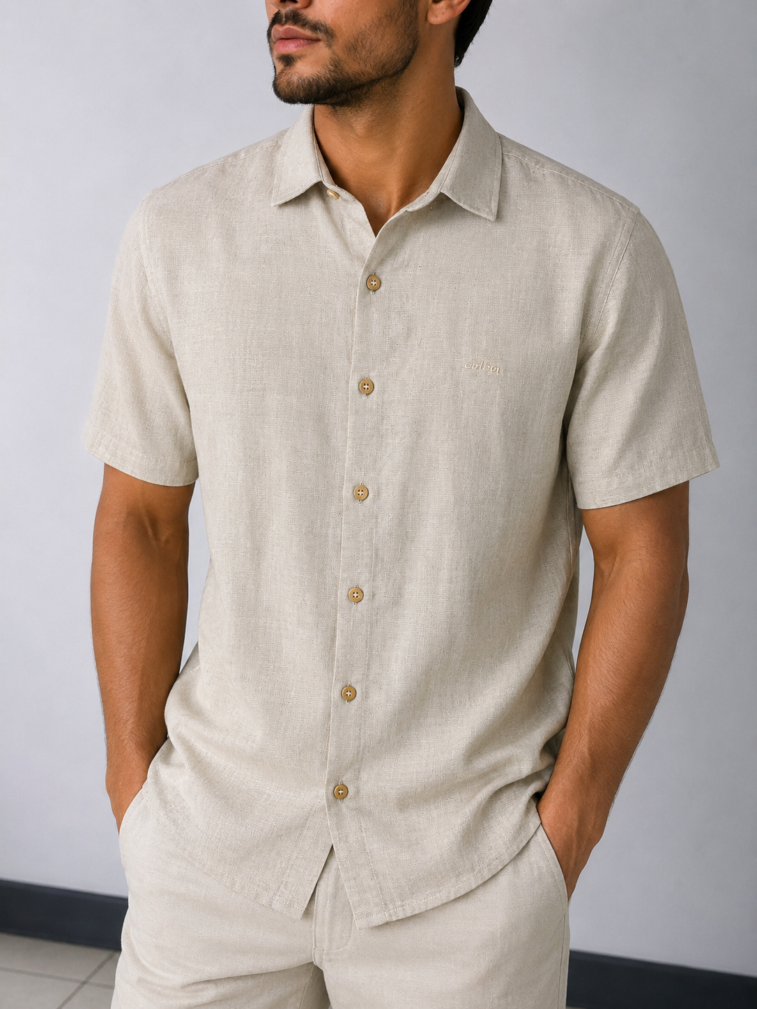 CAMISA SOCIAL LINHO COLCCI