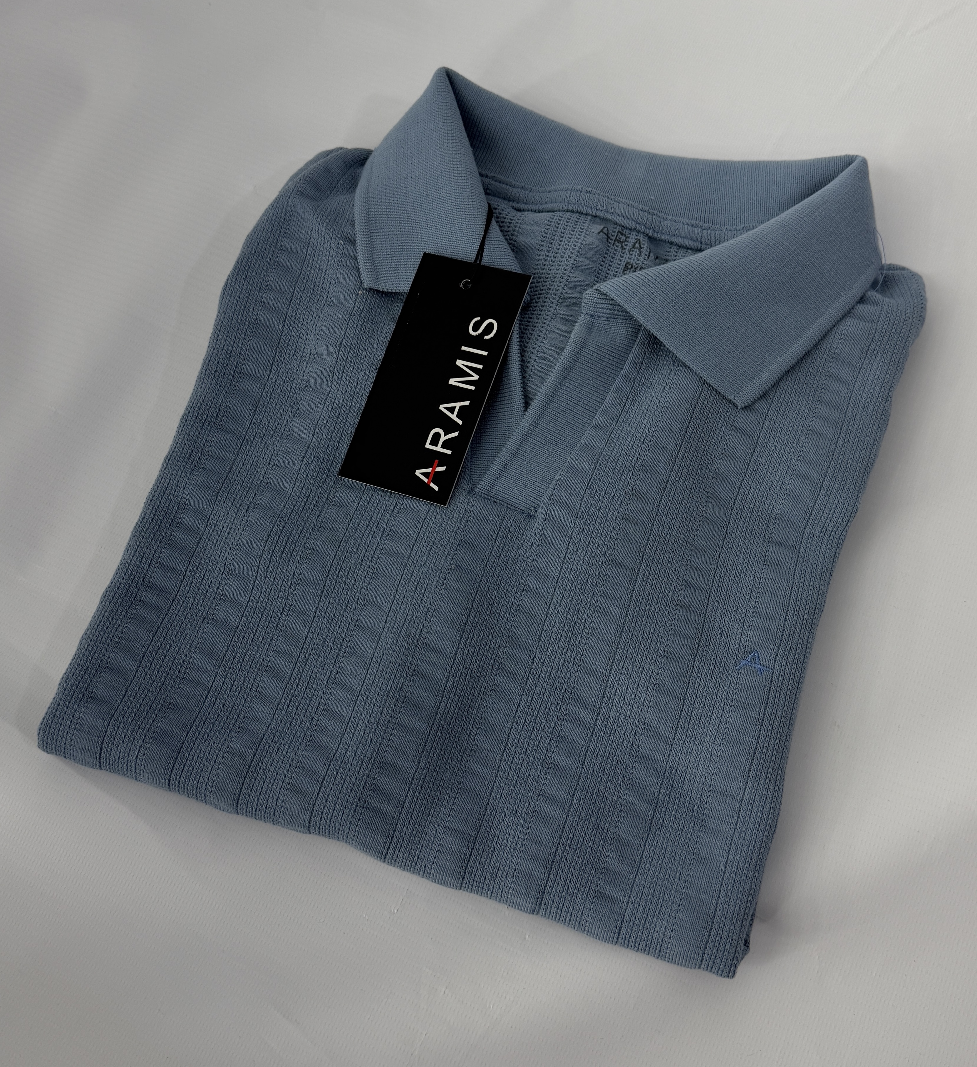 CAMISA POLO GOLA V TEXTURIZADA ARAMIS