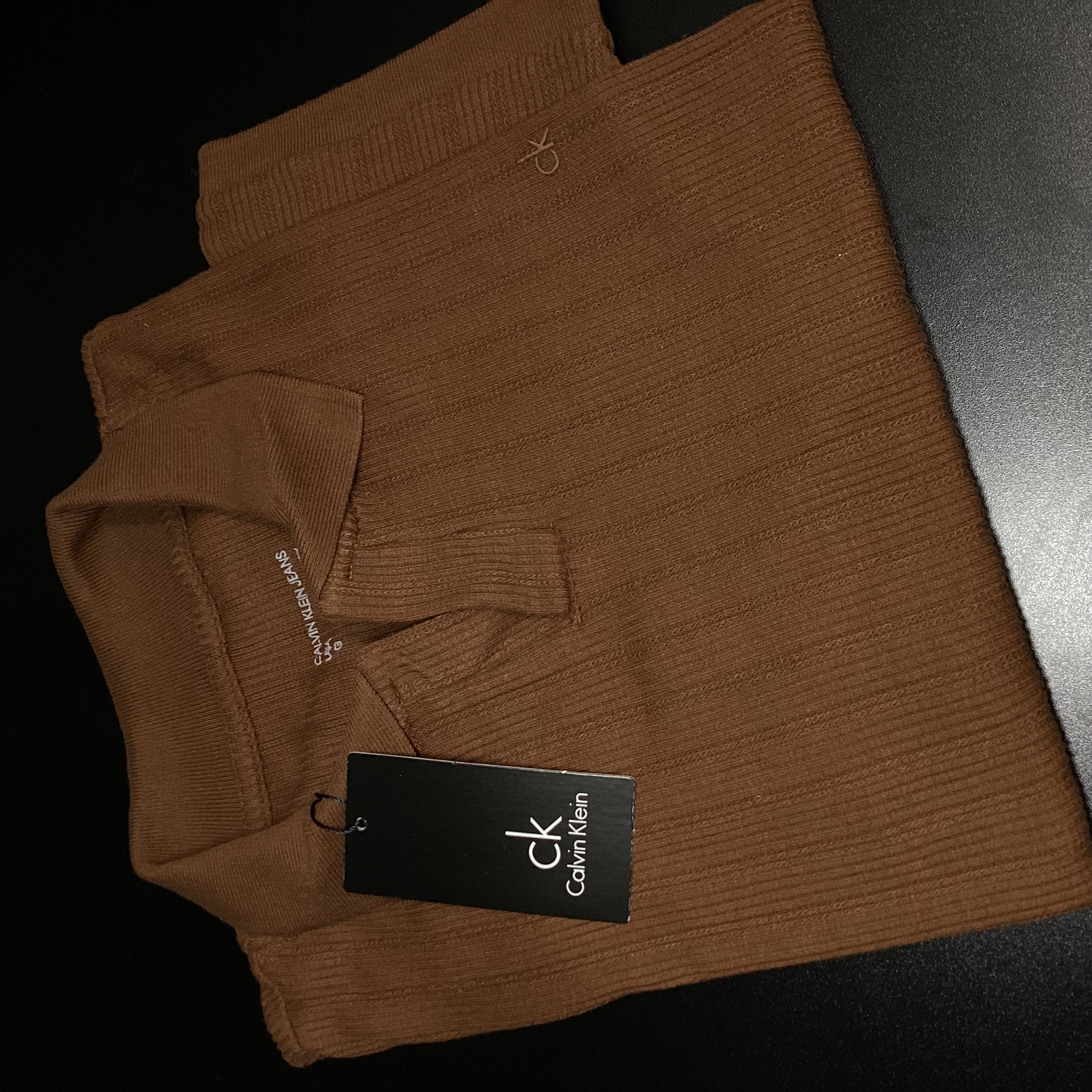 Foto 2 de CAMISA POLO TEXTURIZADA GOLA V CALVIN KLEIN