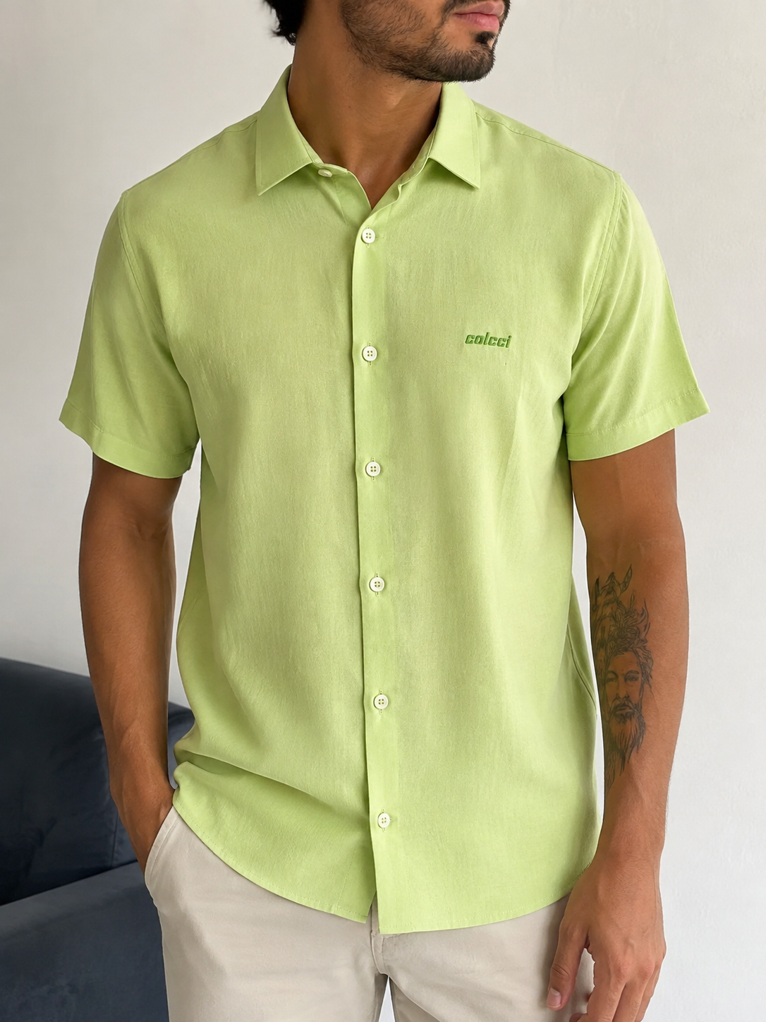 CAMISA SOCIAL LINHO COLCCI